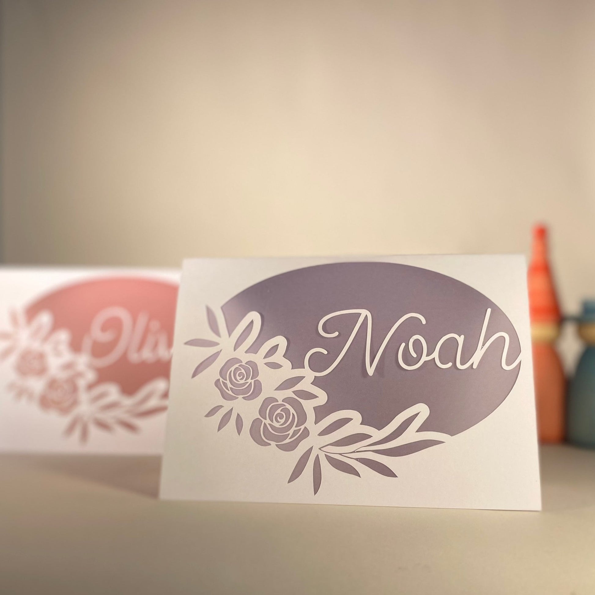 Gepersonaliseerde wenskaart - Bloemen - Studio Odelot