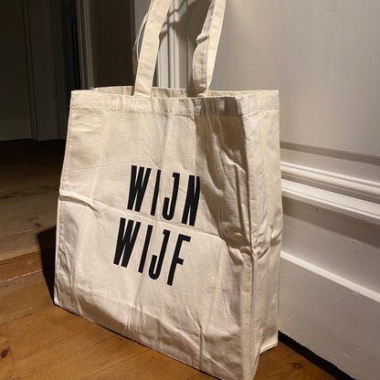 Zware kwaliteit tote bag, gepersonaliseerd met jouw tekst - Studio Odelot